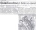 Quando o desejo dele se esvai (Jornal Extra)